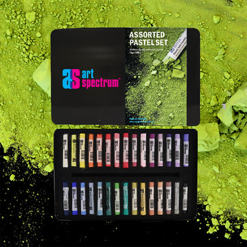 Art Spectrum - Artists' Soft Pastels - Assorted Set - Tin of 30