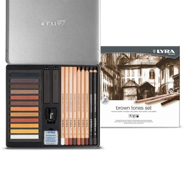 Lyra Brown Tones Set Lapices de Colores Pasteles 12 Unidades Lyra Brown Tones Set Lapices de Colores Pasteles 12 Unidades