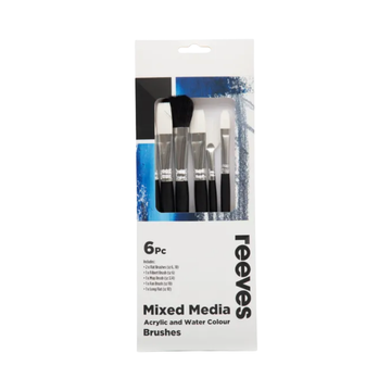 Reeves Mixed Media Brush Sets - 6 Set