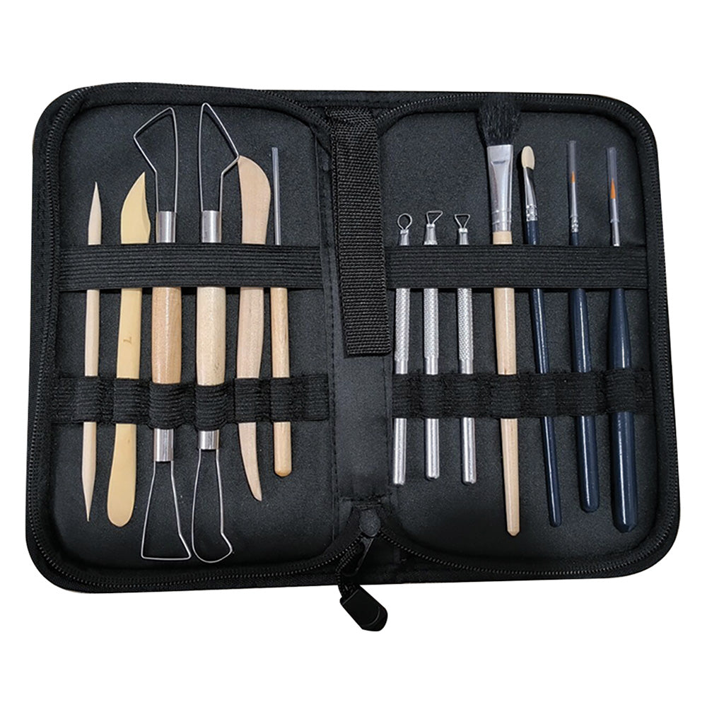Pottery Tool Set 13pc with Carry Bag