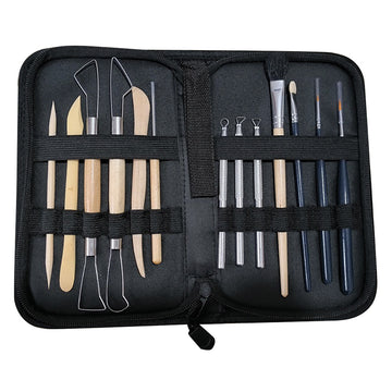 Pottery Tool Set 13pc with Carry Bag