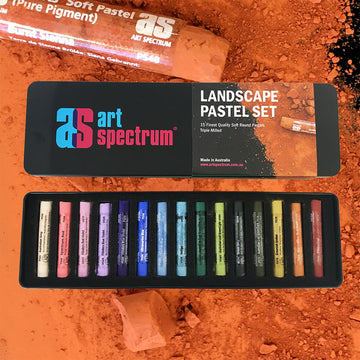 Art Spectrum - Artists' Soft Pastels Sets - Landscape Tin of 15