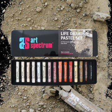 Art Spectrum - Artists' Soft Pastels Sets - Life Drawing Tin of 15