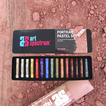 Art Spectrum - Artists' Soft Pastels Sets - Portrait Tin of 15