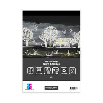 Art Spectrum - Toned Black Pad - A3