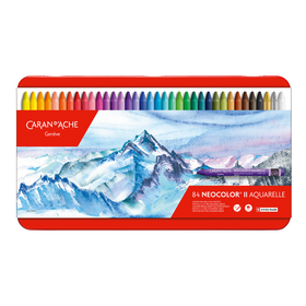 Caran d'Ache Neocolor II™ Watersoluble Wax Crayon - 84 Set