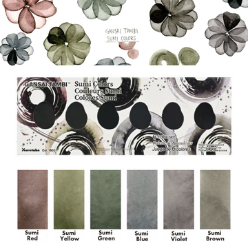 Gansai Tambi - Sumi Colours
