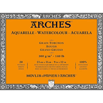 Arches - Watercolour Block - Rough 300gsm - 23x31cm