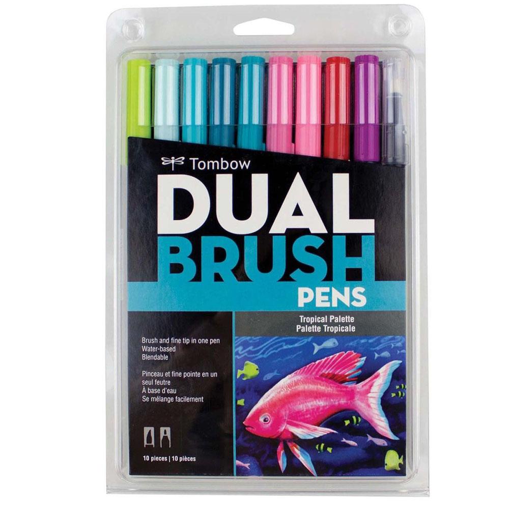 Tombow Dual Brush Pens- Celebration Set Of 10, 49% OFF