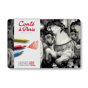 Conte Pastel Pencils 12 Set