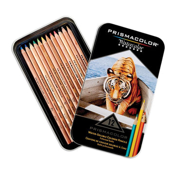 Prismacolor Watercolour Pencils - 12 Set