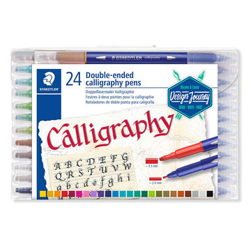 STAEDTLER® Double-ended calligraphy pen - Set of 24