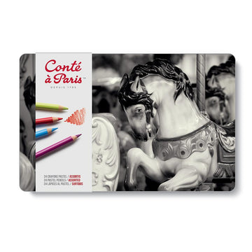 Conte Pastel Pencils 24 Set