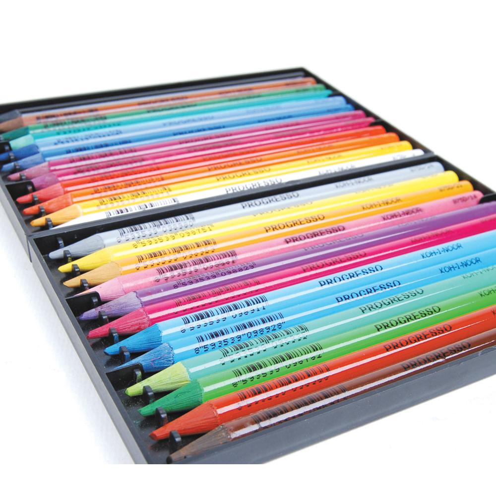 Koh-I-Noor Progresso Coloured Pencils - Set of 24