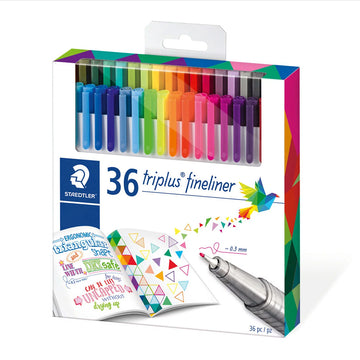 Staedtler Triplus Fineliner 36 Brilliant Colours