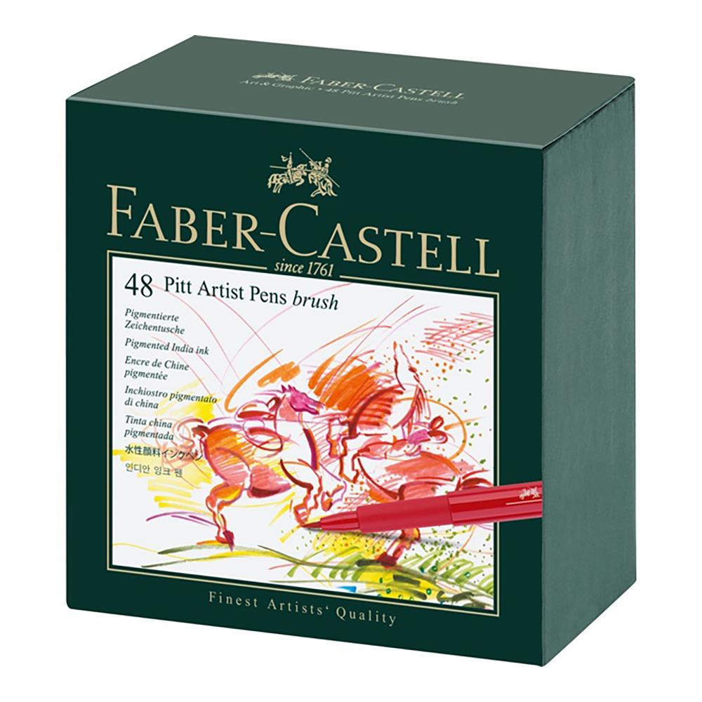 Faber-Castell Pitt Artist Pen - 48 Set
