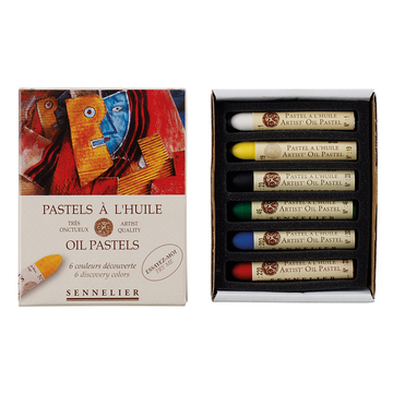 Sennelier Oil Pastels - 6 Discovery Colours