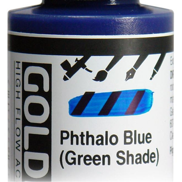 Golden : High Flow : Acrylic Paint : 30ml : Transparent Phthalo