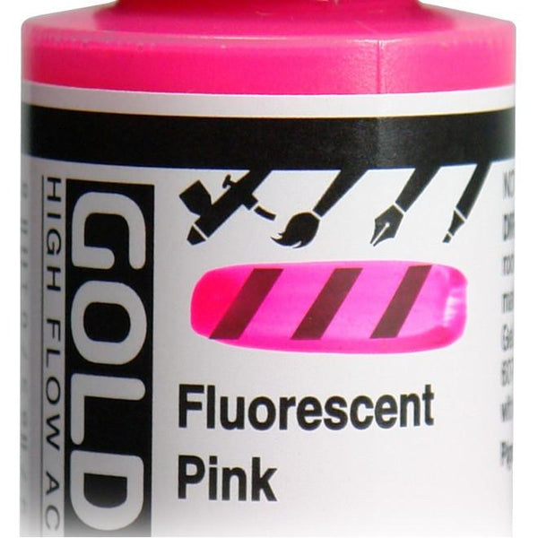 Golden : High Flow : Acrylic Paint : 119ml : Fluorescent Pink : S5