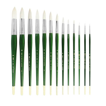 NEEF 95 ROUND - STIFF SYNTHETIC - LONG HANDLE