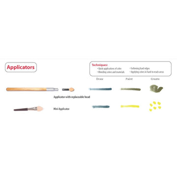 PanPastel Sofft Applicators + Replaceable Heads
