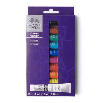 Winsor & Newton Artisan Water Mixable Oil Colour 10 x 12ml Tube Set