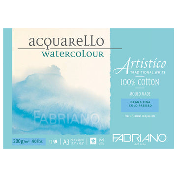 Fabriano Artistico Pads - Cold Pressed - 200gsm - A3