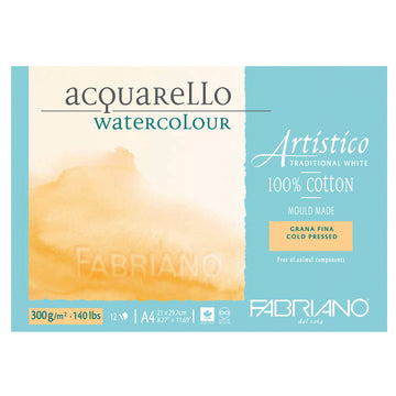 Fabriano Artistico Pads - Cold Pressed - 300gsm - A4