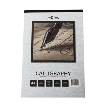 Arttec - Calligraphy Pad - Assorted A4