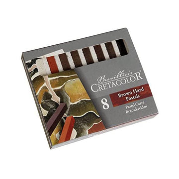 CRETACOLOR BROWN CHALKS SET - 8 ASSORTED