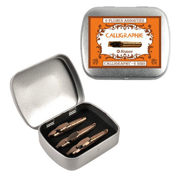 Brause Nibs - Metal Tin - Calligraphy Assortment