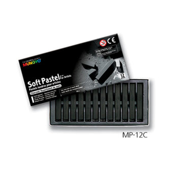 Mungyo Soft Pastels - Set of 12 Charcoal Assortment