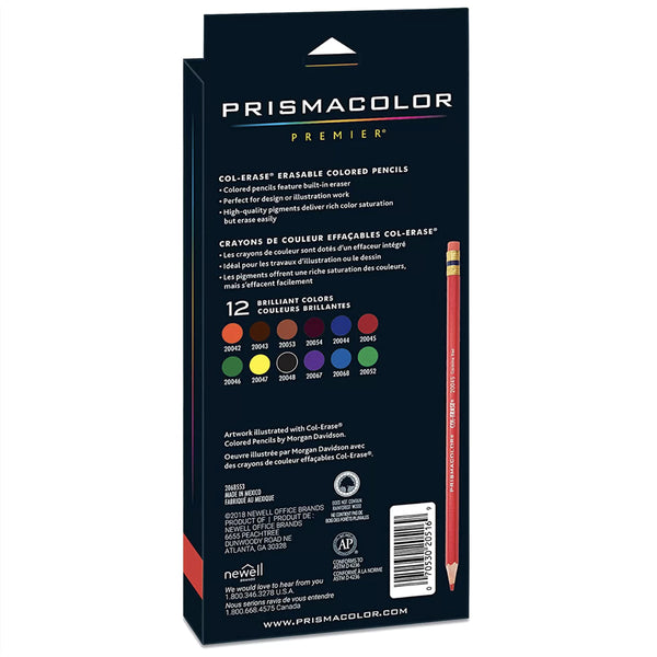 Prismacolor Col-Erase Pencils - 12 Set