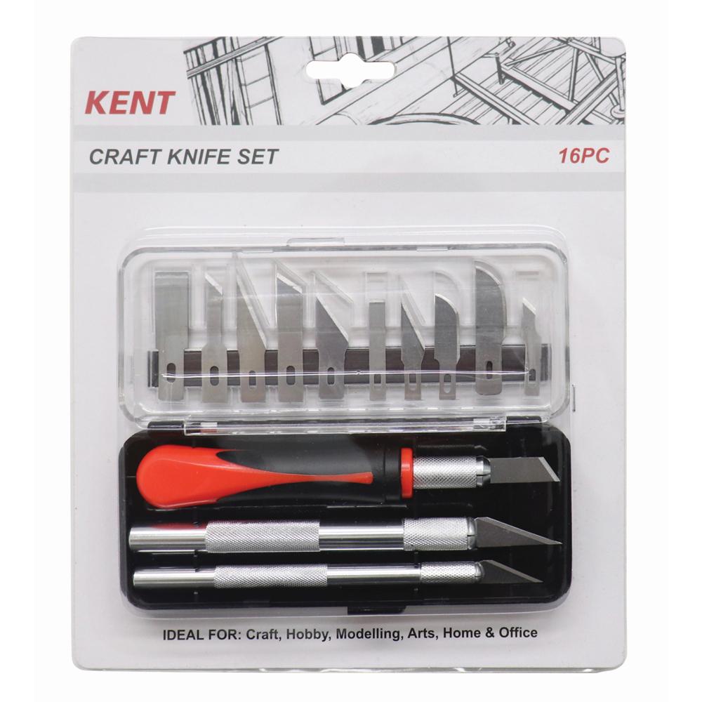 Kent #1 Craft Knife Set 16pc