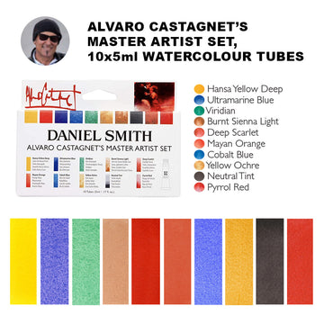 DANIEL SMITH Alvaro Castanet Watercolour Master Artist Set of 10
