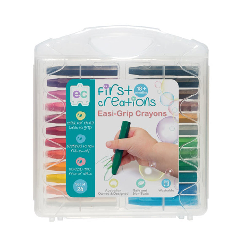 Easi-Grip Crayons Set of 24