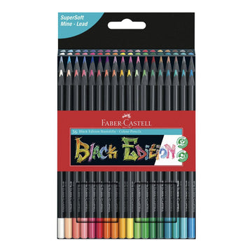 Faber-Castell Black Edition colour pencil, cardboard box of 36