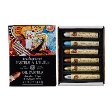 Sennelier Iridescent Oil Pastels - 6 Set