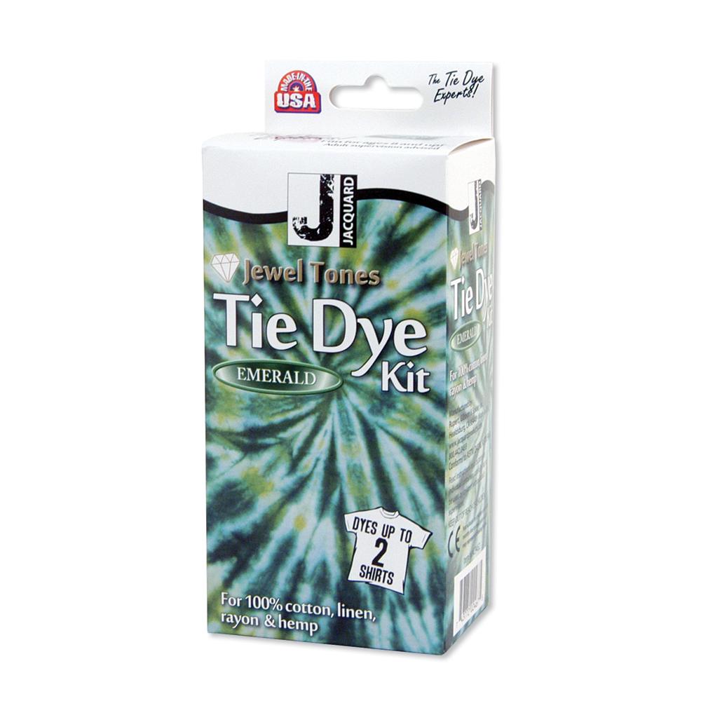 Jacquard Tie Dye Jewel Tones - Emerald