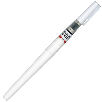 Zig Small Brush Pen - White & Refill