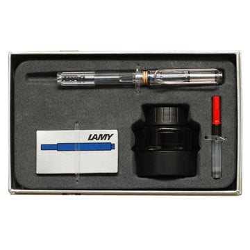 LAMY - SAFARI - GIFT PACK - FOUNTAIN PEN MEDIUM - TRANSPARENT