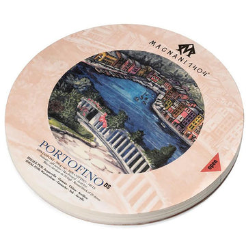 MAGNANI PORTOFINO (Hot Press)32cm Round Block of 20 SHEETS