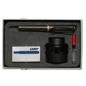 LAMY - SAFARI - GIFT PACK - FOUNTAIN PEN MEDIUM - MATTE CHARCOAL