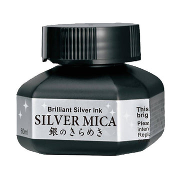 Kuretake Silver Mica Ink - 60ml
