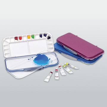 Mijello Folding Watercolour Palette - Fusion 18