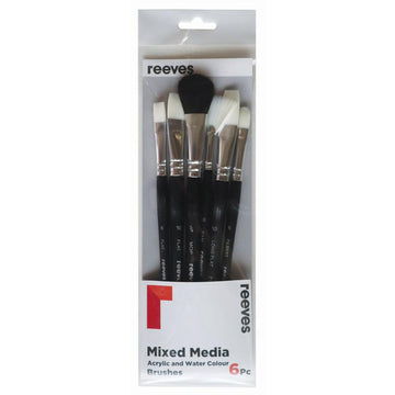 Reeves Mixed Media Brush Sets - 6 Set
