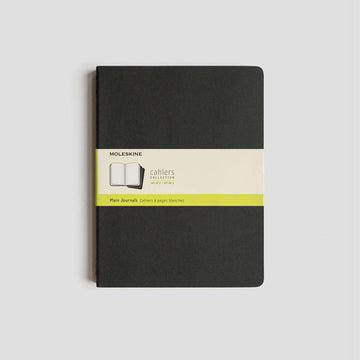 MOLESKINE - PLAIN JOURNALS - SET OF 3 - PLAIN - BLACK (POCKET, LARGE & EXTRA LARGE)