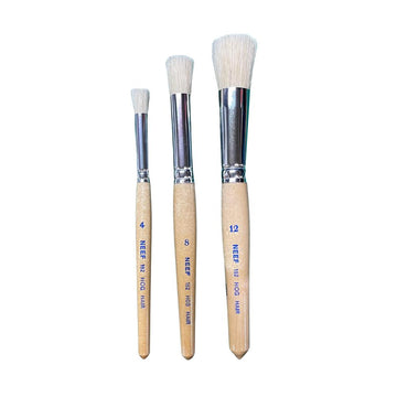 NEEF 192 Stencil Brush - SHORT HANDLE