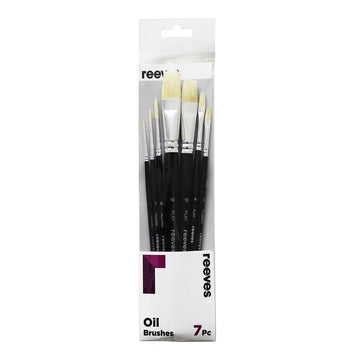 Reeves Oil Brush Sets - 7 Set