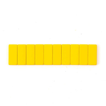 BLACKWING - PENCIL REPLACEMENT ERASERS - PACK OF 10 - YELLOW